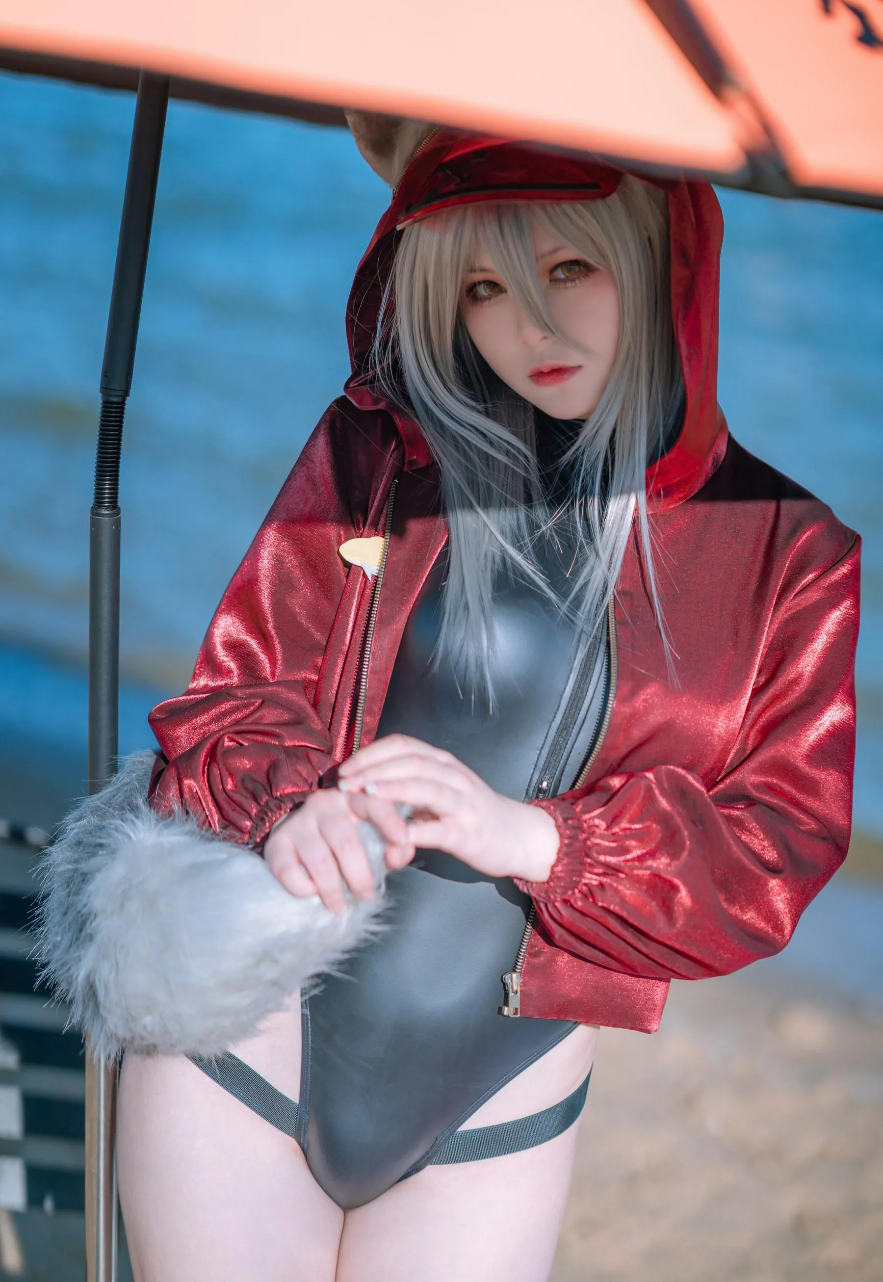 w百合欧皇子w – NO.05 明日方舟 轻风 LB01 红 [12P]插图8